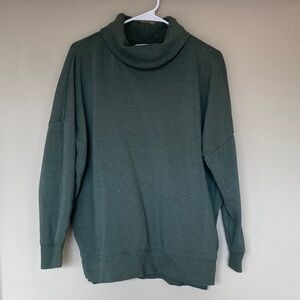 Green Turtleneck Sweater